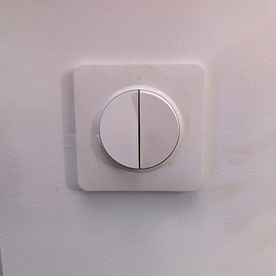 Installation double interrupteur